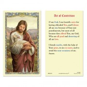 25-pk Christ the Good Shepherd - Act of Contrition Holy Prayer Card - 25/pk 25-pk Christ the Good Shepherd - Act of Contrition Holy Prayer Card - 25/pk