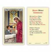 25-pk First Communion Boy Holy Prayer Card - 25/pk 25-pk First Communion Boy Holy Prayer Card - 25/pk