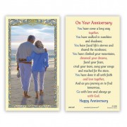 25-pk Wedding Anniversary Laminated Holy Prayer Card - 25/pk 25-pk Wedding Anniversary Laminated Holy Prayer Card - 25/pk