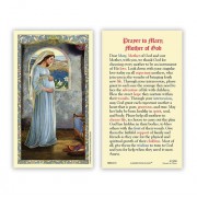 25-pk Laminated Holy Prayer Card: Mary, Mother of God - 25/pk