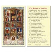 25-pk Stations of the Cross Laminated Holy Prayer Card - 25/pk 25-pk Stations of the Cross Laminated Holy Prayer Card - 25/pk