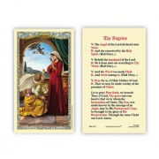 25-pk The Annunciation - The Angelus Laminated Holy Prayer Card - 25/pk 25-pk The Annunciation - The Angelus Laminated Holy Prayer Card - 25/pk