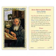 25-pk Saint Benedict Laminated Holy Prayer Card - 25/pk 25-pk Saint Benedict Laminated Holy Prayer Card - 25/pk