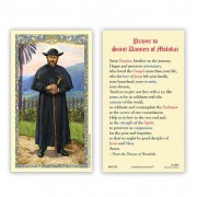 25-pk Saint Damien of Molokai Laminated Holy Prayer Card- 25/pk 25-pk Saint Damien of Molokai Laminated Holy Prayer Card- 25/pk