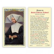 25-pk Saint Catherine Laboure Laminated Holy Prayer Card - 25/pk 25-pk Saint Catherine Laboure Laminated Holy Prayer Card - 25/pk