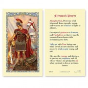 25-pk Saint Florian Fireman's Prayer Laminated Holy Prayer Card - 25/pk