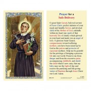 25-pk Saint Gerard Laminated Holy Prayer Card - 25/pk