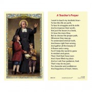 25-pk Saint John Baptist de La Salle Laminated Holy Prayer Card - 25/pk