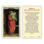 25-pk Saint John the Evangelist Laminated Holy Prayer Card - 25/pk