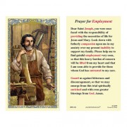 25-pk Saint Joseph the Worker Laminated Holy Prayer Card - 25/pk