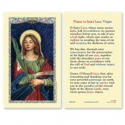 25-pk Saint Lucy Prayer Laminated Holy Prayer Card - 25/pk