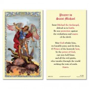 25-pk Saint Michael Laminated Holy Prayer Card - 25/pk