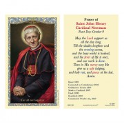 25-pk Saint John Henry Prayer Cardinal Newman Laminated Holy Prayer Card - 25/pk