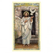 25-pk Christ With Dove Laminated Holy Prayer Card - 25/pk 25-pk Christ With Dove Laminated Holy Prayer Card - 25/pk