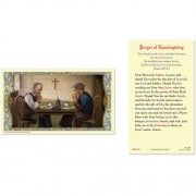 25-pk Thanksgiving Laminated Holy Prayer Card - 25/pk 25-pk Thanksgiving Laminated Holy Prayer Card - 25/pk