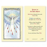25-pk Holy Spirit Laminated Holy Prayer Card - 25/pk 25-pk Holy Spirit Laminated Holy Prayer Card - 25/pk