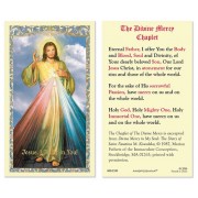 25-pk Divine Mercy Laminated Holy Prayer Card - 25/pk 25-pk Divine Mercy Laminated Holy Prayer Card - 25/pk