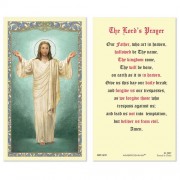 25-pk Christ Blessing The Lord's Prayer Holy Prayer Card - 25/pk 25-pk Christ Blessing The Lord's Prayer Holy Prayer Card - 25/pk