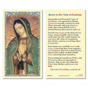 25-pk Our Lady of Guadalupe Laminated Holy Prayer Card - 25/pk