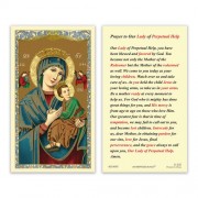 25-pk Our Lady of Perpetual Hope Laminated Holy Prayer Card - 25/pk