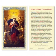 25-pk Mary, Untier of Knots Laminated Holy Prayer Card - 25/pk
