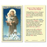 25-pk Saint Anthony Laminated Holy Prayer Card - 25/pk 25-pk Saint Anthony Laminated Holy Prayer Card - 25/pk