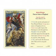 25-pk Saint George Laminated Holy Prayer Card - 25/pk
