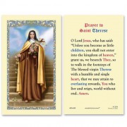 25-pk Saint Therese Laminated Holy Prayer Card - 25/pk