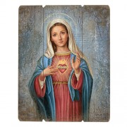 Wood Pallet Sign - Adams: Immaculate Heart Wood Pallet Sign - Adams: Immaculate Heart