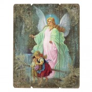 Wood Pallet Sign - Guardian Angel Wood Pallet Sign - Guardian Angel