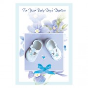 For Your Baby Boy's Baptism Card