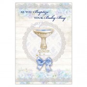 As You Baptize Your Baby Boy Card As You Baptize Your Baby Boy Card