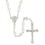 Crystal Glass Bead Rosary (BK-12187)