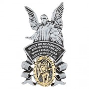 Saint Michael/Guardian Angel Visor Clips