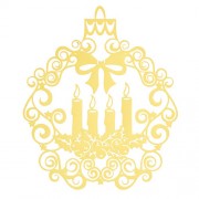 Brass Christmas Ornament - Advent