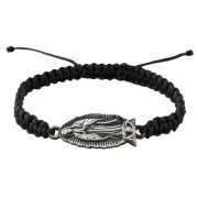 Our Lady Of Guadalupe Braided Nylon Bracelet