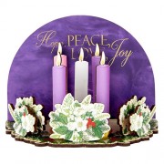 Nativity Advent Candles 3D Desk Stand