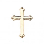 Budded Cross Lapel Pin (BK-P10091)