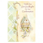 With Love Great Granddaughter Confirmation Card With Love Great Granddaughter Confirmation Card