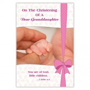 On the Christening of a Dear Granddaughter Card