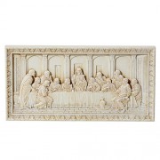 Last Supper Adams 10.75" H x 5.5" H Plaque Ivory