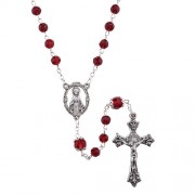 6MM AB Glass Bead Birthstone Rosary Refill, 3 Pcs 6MM AB Glass Bead Birthstone Rosary Refill, 3 Pcs