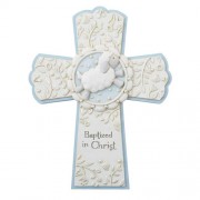 Baptized in Christ Cross Blue Baptized in Christ Cross Blue