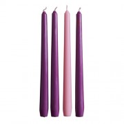 Advent Taper Candle - Set of 4 - 10" H Advent Taper Candle - Set of 4 - 10" H