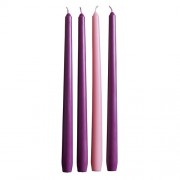 Advent Taper Candle - Set of 4 - 12" H Advent Taper Candle - Set of 4 - 12" H