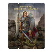 Wood Pallet Sign - Saint Michael (G1082) Wood Pallet Sign - Saint Michael (G1082)