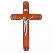 15" H Cherry Sick Call Crucifix Set (G4667) 15" H Cherry Sick Call Crucifix Set (G4667)