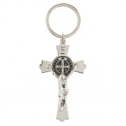 Saint Benedict Crucifix Keychain