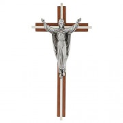 Risen Christ Cross with Inlay