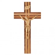 Walnut Crucifix with Inlay (JC-5111-L)